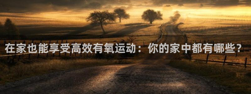 哈哈體育官網：在家也能享受高效有氧運動：你的家中都有